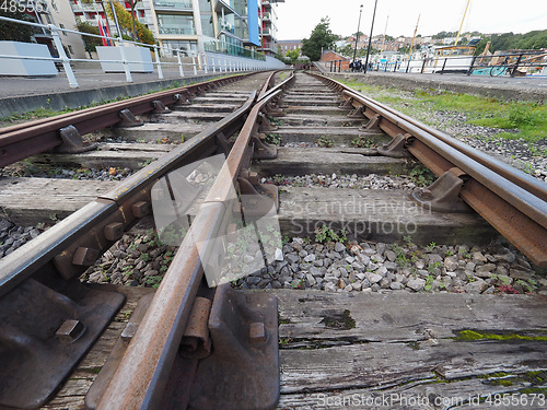 Image of Railway track detail