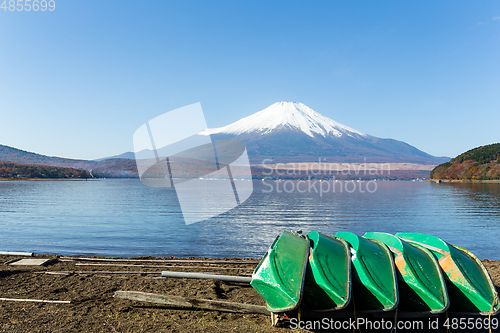 Image of Kawaguchiko lake and mt.Fuji 