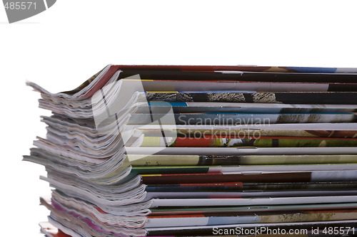 Image of Stack of magazines