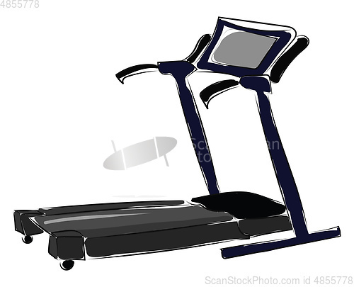 Image of Exercise tracker vector or color illustration