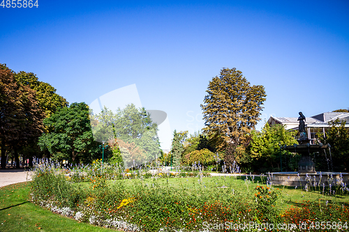 Image of Gardens of the Champs Elysees, Paris, France