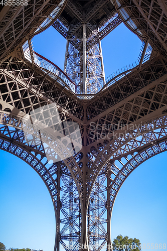 Image of Eiffel Tower detail, Paris, France