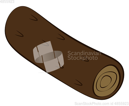 Image of Wood vector or color illustration