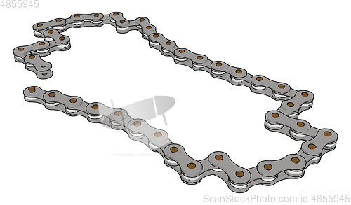Image of The chain picture vector or color illustration
