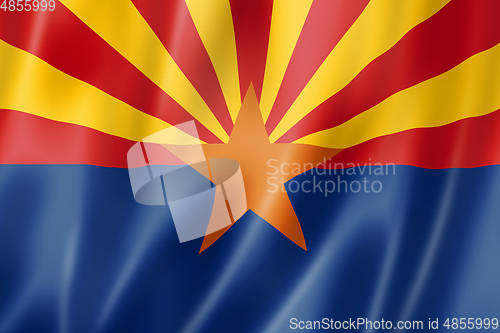 Image of Arizona flag, USA