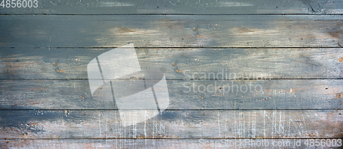 Image of Old wood board painted grey. Banner background