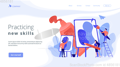 Image of Workshop concept landing page.