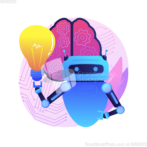 Image of AI technology vector concept metaphor