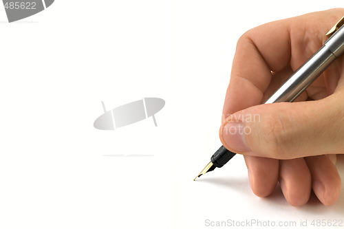 Image of Pen on the paper