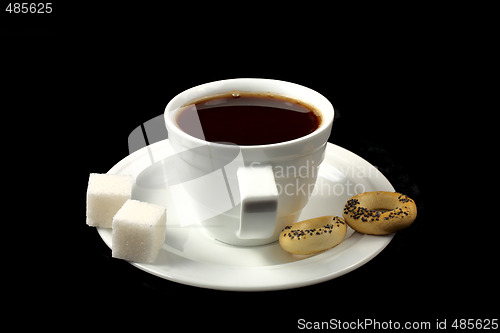 Image of Cup of black coffee