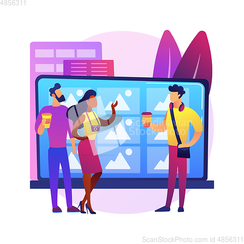 Image of Millennials abstract concept vector illustration.