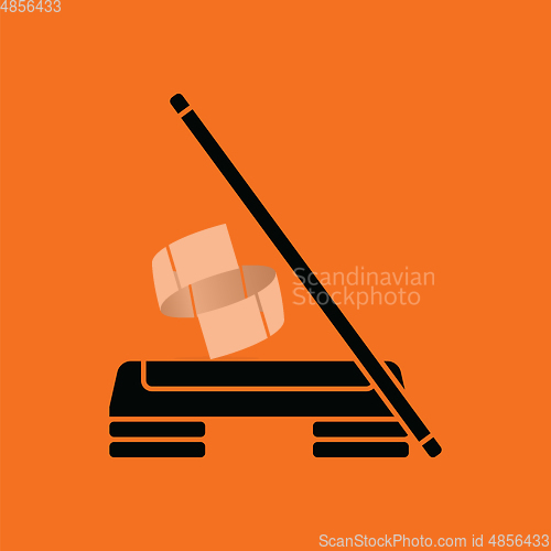 Image of Step board and stick icon