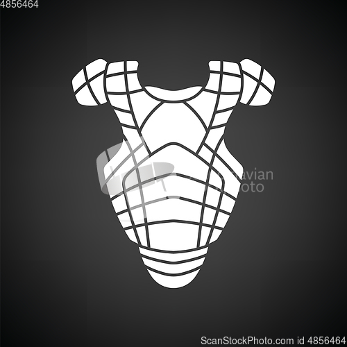 Image of Baseball chest protector icon