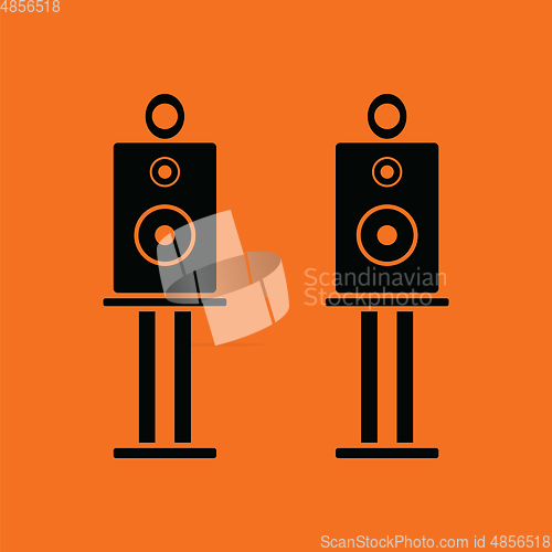 Image of Audio system speakers icon