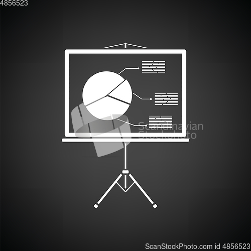 Image of Presentation stand icon