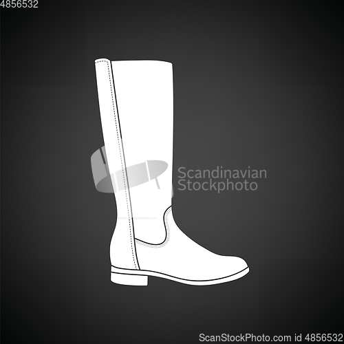 Image of Autumn woman boot icon