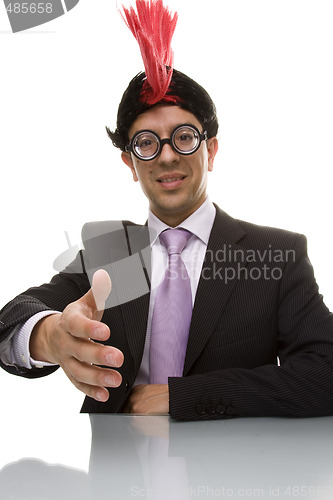 Image of funny businessman