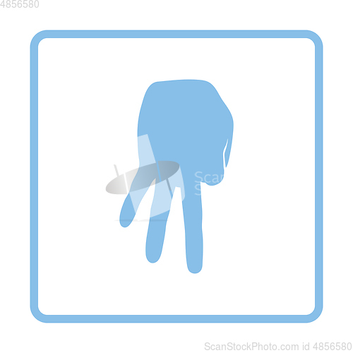 Image of Baseball catcher gesture icon