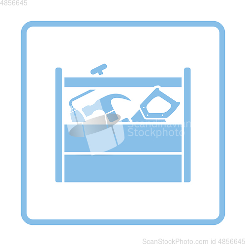 Image of Retro tool box icon