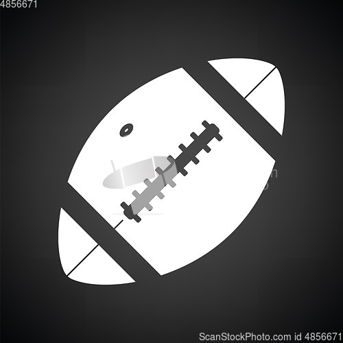 Image of American football ball icon