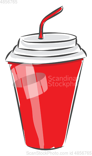 Image of Cool coca cola vector or color illustration