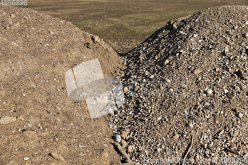 Image of sand gravel pile