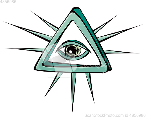 Image of All seeing eye mystic sign