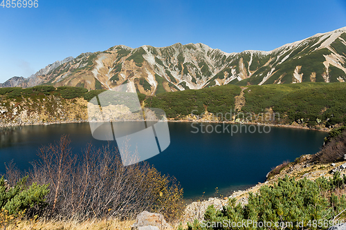 Image of Mikurigaike pond in the Tateyama