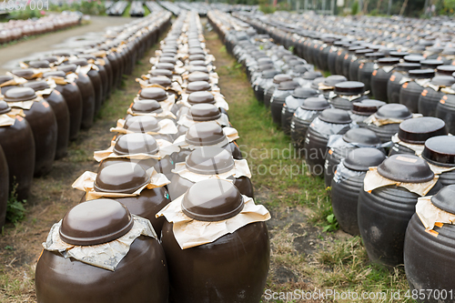 Image of Production of Vinegar in Barrel