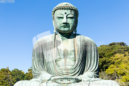 Image of Big Buddha, Daibutsu in Kamakura, Japan
