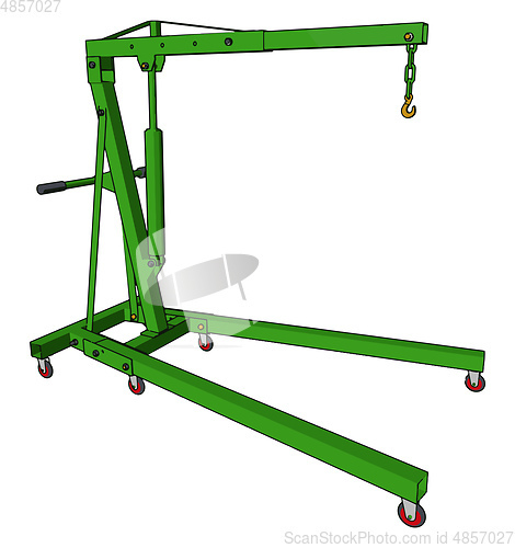 Image of Design to carry load Demonstration vector or color illustration