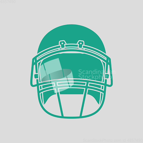 Image of American football helmet icon