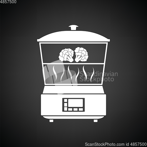 Image of Kitchen steam cooker icon