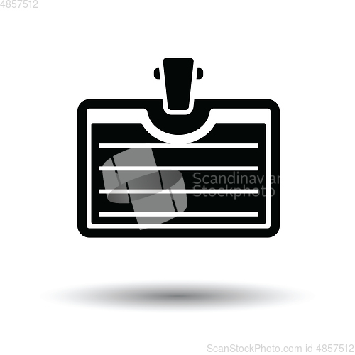 Image of Badge with clip icon