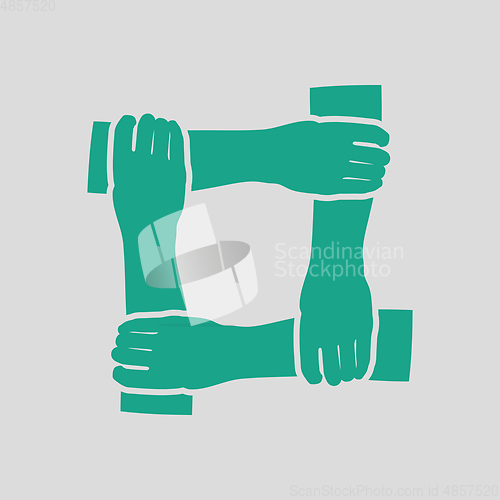 Image of Crossed hands icon