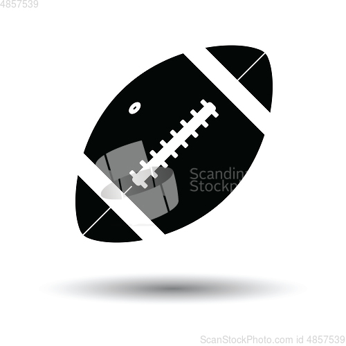 Image of American football ball icon
