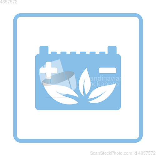 Image of Car battery leaf icon