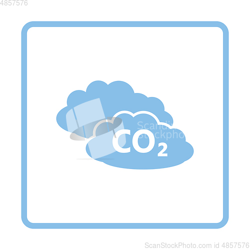 Image of CO 2 cloud icon