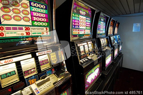 Image of The fruit machines on the ferryboat