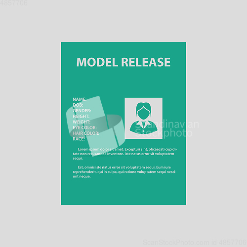 Image of Icon of model release document