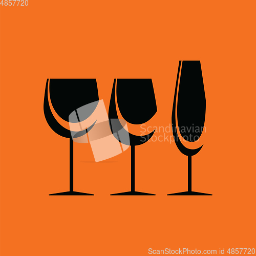 Image of Glasses set icon