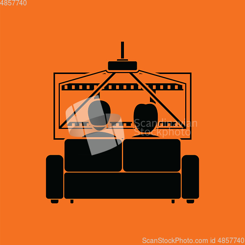 Image of Cinema sofa icon