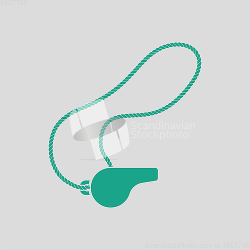 Image of Whistle on lace icon