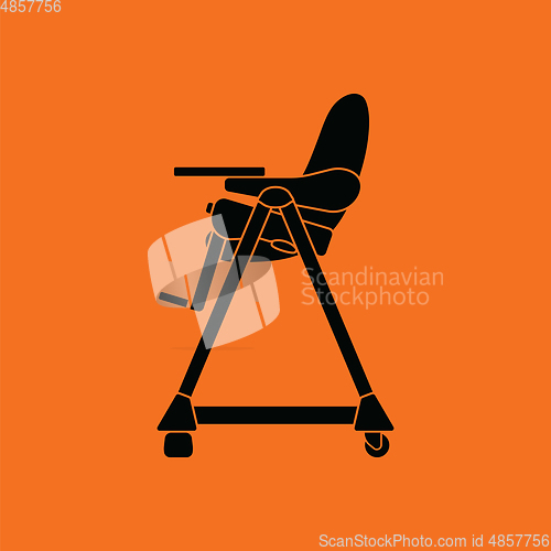 Image of Baby high chair icon