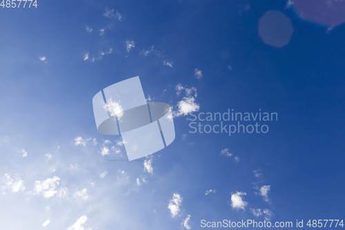 Image of Blue sky, day