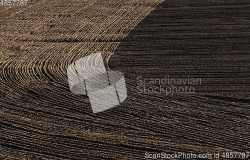 Image of plowed soil
