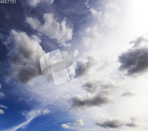Image of Sky with clouds
