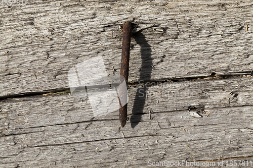 Image of old wall of boards