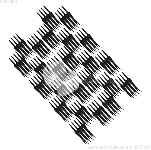 Image of A drawing of a patch vector or color illustration