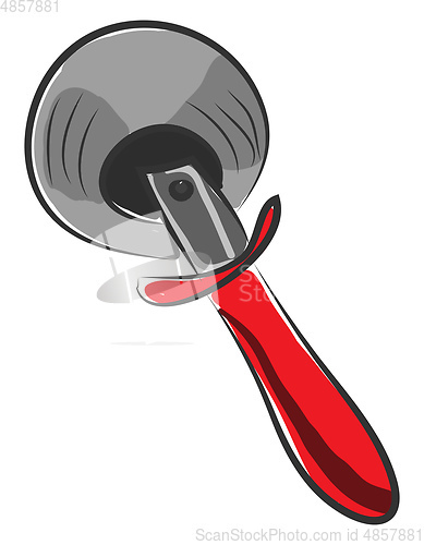 Image of Noah pizza cutter vector or color illustration